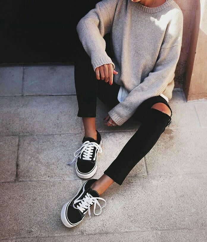 Kicks and jeans. image 3