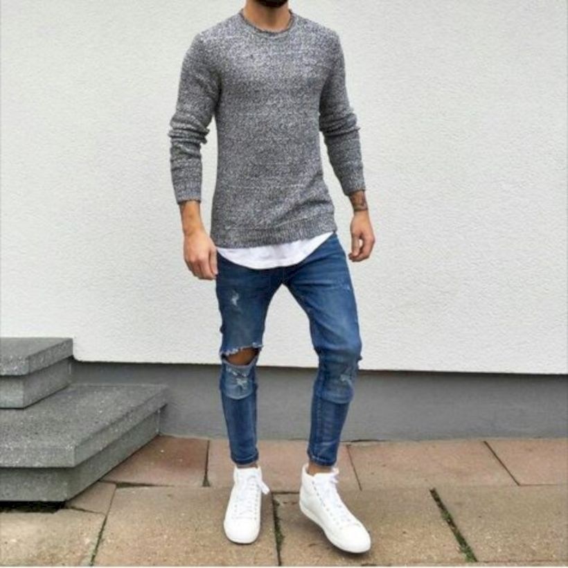 Stylish Ripped Jeans for Men