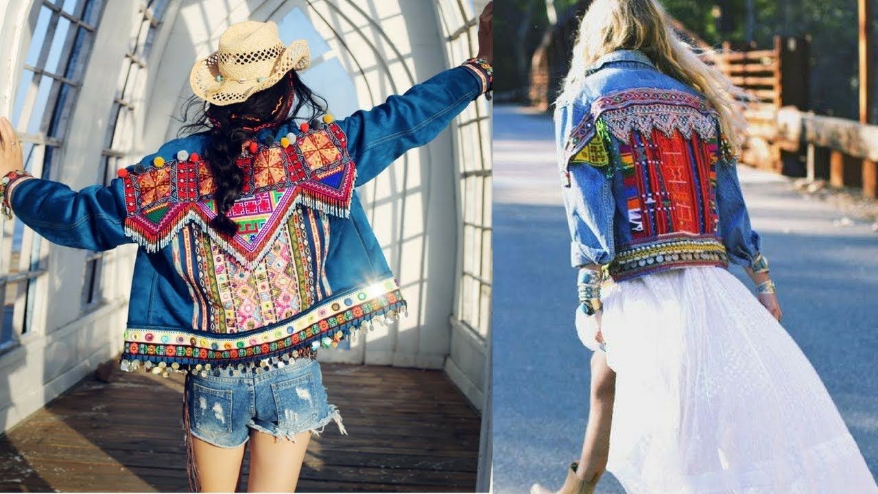 Diy Boho Chic Denim Jacket and Jeans!