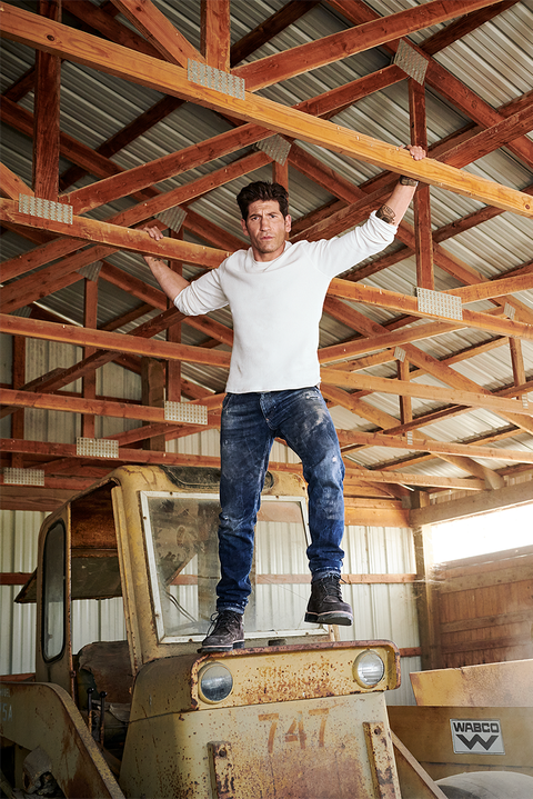 jon bernthal denim jeans