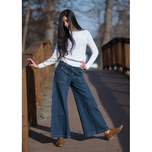 Womens Wide Leg Jeans