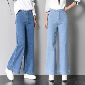 Womens Wide Leg Jeans image 6