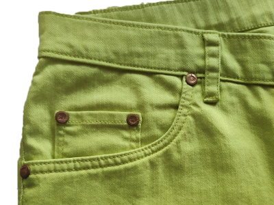 Florocent-Green-Denim Lycra