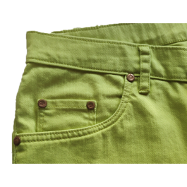 Florocent-Green-Denim Lycra