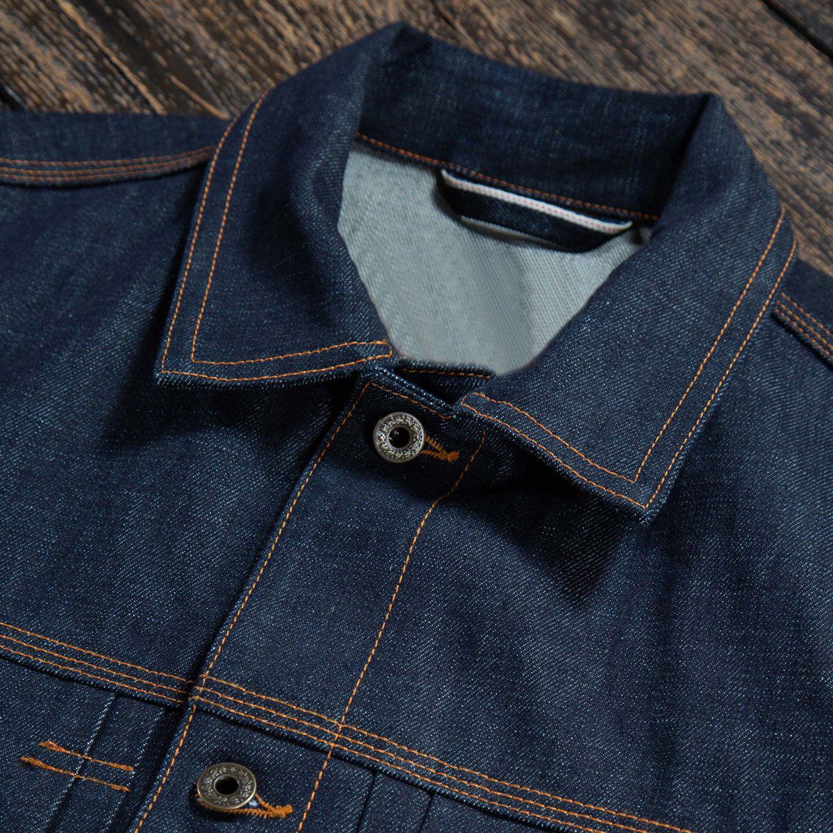 RAW Selvedge Signature Denim Jacket for Men (Limited Quantity Premium Denim)